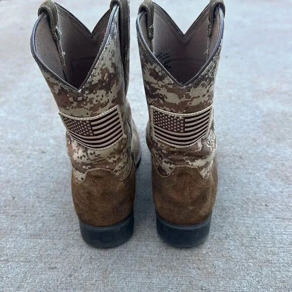 Ariat Sport Patriot Boot Brown Leather Men’s Size 5 - Picture 6 of 12